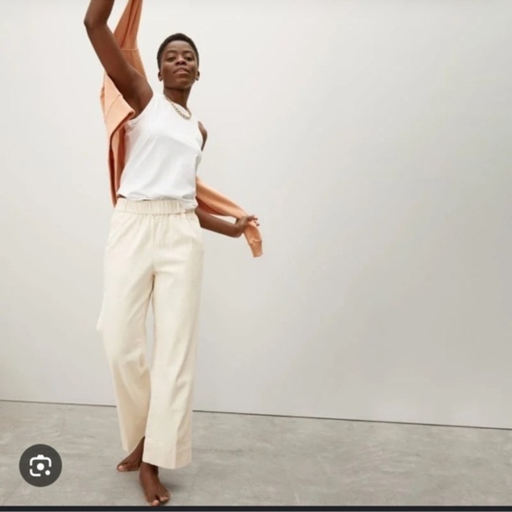 Everlane the easy Jean in bone size 2 in organic cotton